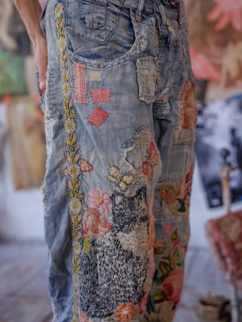 🦋NWT MAGNOLIA PEARL TOBY MINER DENIMS🦋 - Picture 5 of 11